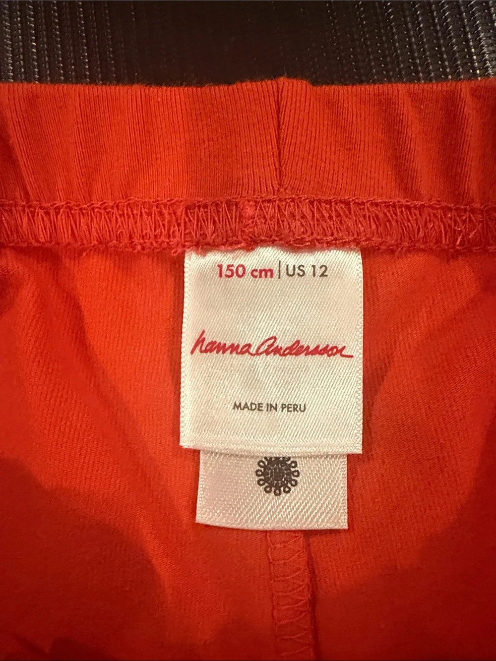 Kids pumpkin/orange cropped leggings